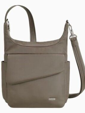 Travelon Anti-Theft Classic Messenger Bag - Nutmeg